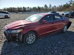 Salvage cars for sale at Windham, ME auction: 2014 Ford Fusion SE