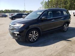 Honda Pilot Touring salvage cars for sale: 2018 Honda Pilot Touring