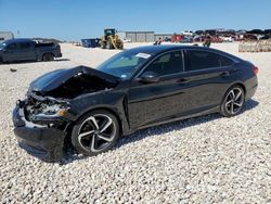 Salvage cars for sale from Copart Temple, TX: 2018 Honda Accord Sport