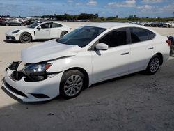 Vehiculos salvage en venta de Copart West Palm Beach, FL: 2019 Nissan Sentra S
