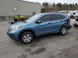 Salvage cars for sale at Exeter, RI auction: 2013 Honda CR-V LX