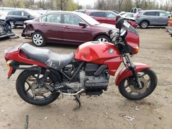 Salvage motorcycles for sale at New Britain, CT auction: 1988 BMW K75 C