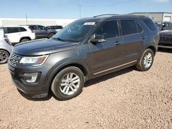 Salvage cars for sale at Phoenix, AZ auction: 2017 Ford Explorer XLT