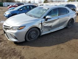 Salvage cars for sale from Copart Bowmanville, ON: 2019 Toyota Camry L