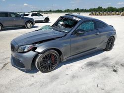 Mercedes-Benz salvage cars for sale: 2019 Mercedes-Benz C 63 AMG-S