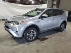 Salvage cars for sale at North Billerica, MA auction: 2017 Toyota Rav4 HV LE