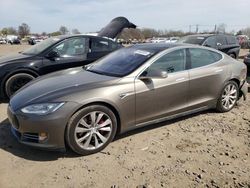 Tesla Model s p85d salvage cars for sale: 2015 Tesla Model S P85D