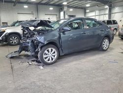 Toyota Corolla L salvage cars for sale: 2015 Toyota Corolla L