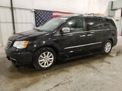 Salvage cars for sale from Copart Avon, MN: 2016 Chrysler Town & Country Limited Platinum