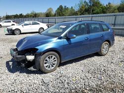 Salvage cars for sale from Copart Memphis, TN: 2019 Volkswagen Golf Sportwagen S