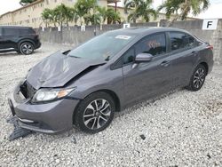 Honda Civic salvage cars for sale: 2014 Honda Civic EX