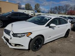 Salvage cars for sale at Moraine, OH auction: 2018 Ford Fusion SE Hybrid