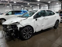 Salvage cars for sale at Ham Lake, MN auction: 2017 Toyota Corolla L