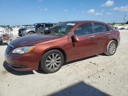 Salvage cars for sale at West Palm Beach, FL auction: 2012 Chrysler 200 LX