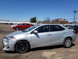 Salvage cars for sale at New Britain, CT auction: 2017 Toyota Corolla L
