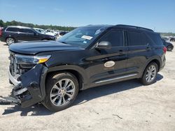 Salvage cars for sale from Copart Houston, TX: 2021 Ford Explorer XLT