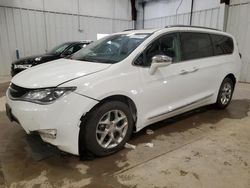 Salvage cars for sale at Franklin, WI auction: 2018 Chrysler Pacifica Limited