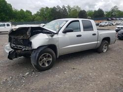 Salvage cars for sale from Copart Madisonville, TN: 2008 Dodge Dakota Quad SLT