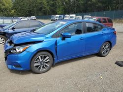 Salvage cars for sale at Graham, WA auction: 2021 Nissan Versa SV