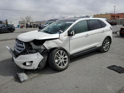 Salvage cars for sale from Copart Anthony, TX: 2015 Ford Edge Titanium
