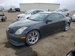 Salvage cars for sale from Copart Rocky View County, AB: 2004 Infiniti G35