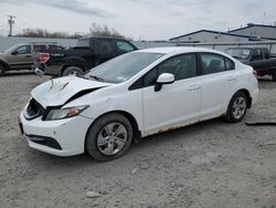 Honda Civic salvage cars for sale: 2013 Honda Civic LX