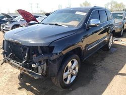 Salvage cars for sale at Elgin, IL auction: 2011 Jeep Grand Cherokee Overland
