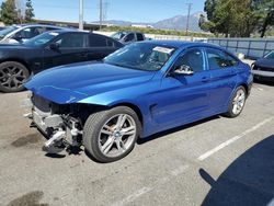 Salvage cars for sale from Copart Rancho Cucamonga, CA: 2015 BMW 428 I Gran Coupe Sulev