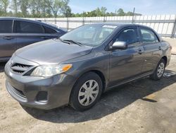 Salvage cars for sale at Spartanburg, SC auction: 2012 Toyota Corolla Base