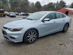 Salvage cars for sale at Mendon, MA auction: 2017 Chevrolet Malibu LT