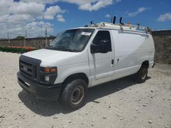 Salvage cars for sale from Copart Homestead, FL: 2009 Ford Econoline E350 Super Duty Van