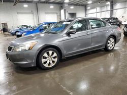 Salvage cars for sale at Ham Lake, MN auction: 2010 Honda Accord EXL