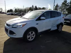 Salvage cars for sale from Copart Denver, CO: 2016 Ford Escape SE