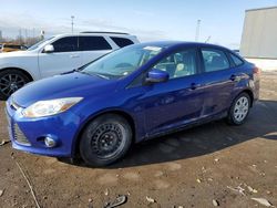Salvage cars for sale at Woodhaven, MI auction: 2012 Ford Focus SE