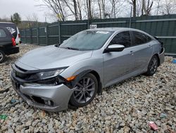 Salvage cars for sale at Candia, NH auction: 2020 Honda Civic EX