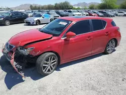 Salvage cars for sale from Copart Las Vegas, NV: 2017 Lexus CT 200