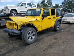 Salvage cars for sale at Denver, CO auction: 2008 Jeep Wrangler Unlimited X