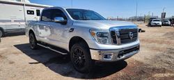 Salvage cars for sale at Anthony, TX auction: 2017 Nissan Titan SV