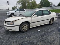 Vehiculos salvage en venta de Copart Gastonia, NC: 2002 Chevrolet Impala LS