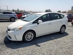 Salvage cars for sale at Mentone, CA auction: 2012 Toyota Prius V