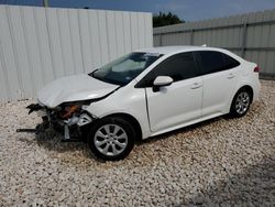 Salvage cars for sale at Temple, TX auction: 2022 Toyota Corolla LE