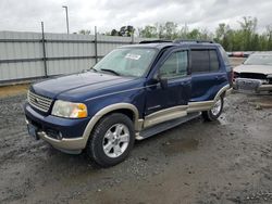 Salvage cars for sale at Lumberton, NC auction: 2005 Ford Explorer Eddie Bauer