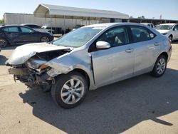 Salvage cars for sale from Copart Fresno, CA: 2016 Toyota Corolla L