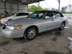 Vehiculos salvage en venta de Copart Cartersville, GA: 2002 Lincoln Town Car Cartier