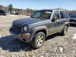 Salvage cars for sale at Candia, NH auction: 2002 Jeep Liberty Sport