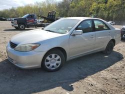 Salvage cars for sale from Copart Marlboro, NY: 2003 Toyota Camry LE