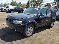 Salvage cars for sale from Copart Denver, CO: 2007 Ford Escape Limited