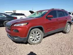 Vehiculos salvage en venta de Copart Phoenix, AZ: 2016 Jeep Cherokee Limited