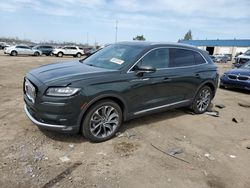 Salvage cars for sale at Woodhaven, MI auction: 2022 Lincoln Nautilus Reserve