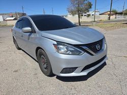 Nissan salvage cars for sale: 2016 Nissan Sentra S